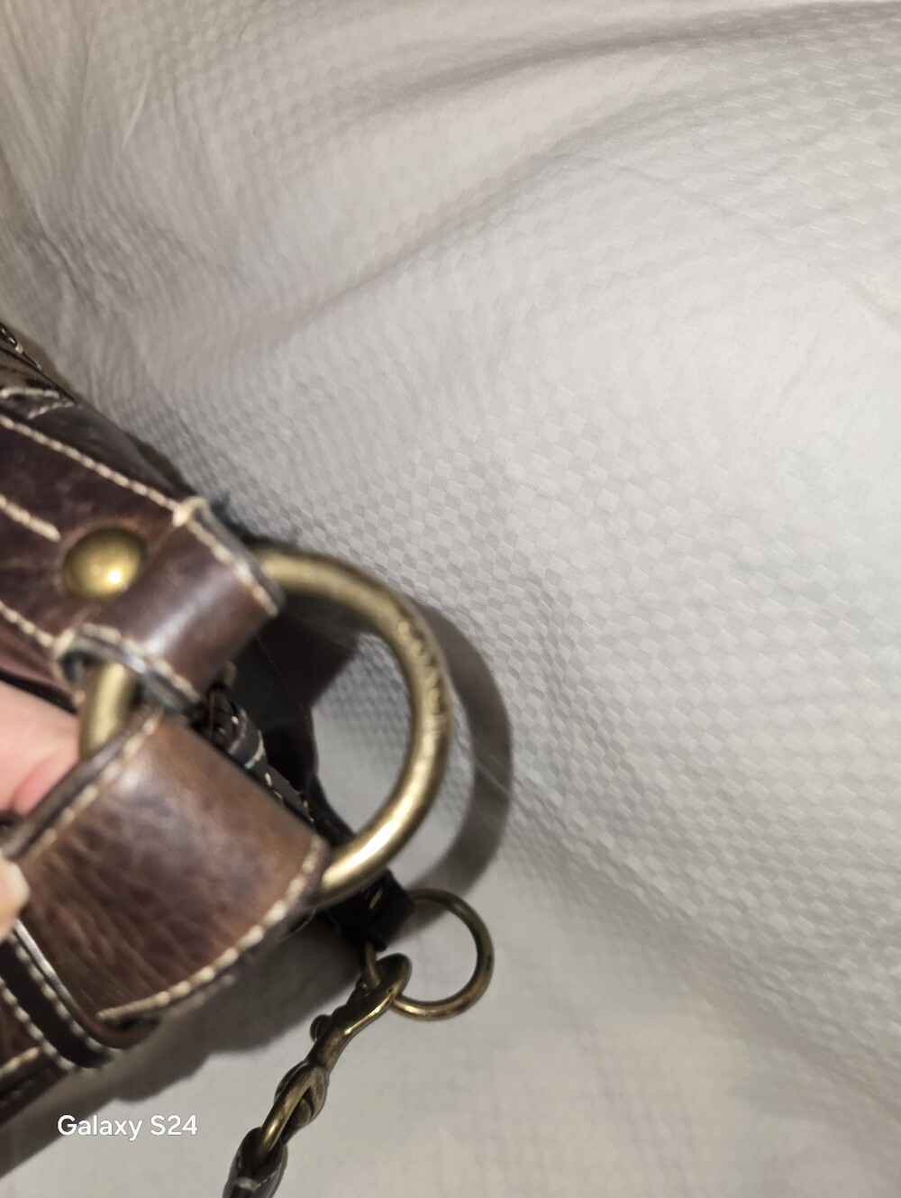 VINTAGE COACH Brown  BAG - Picture 9 of 17